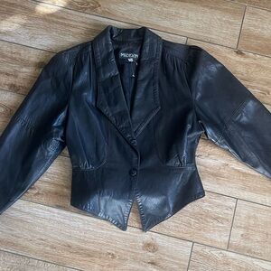 Madison Women's Sleek Black Leather Jacket